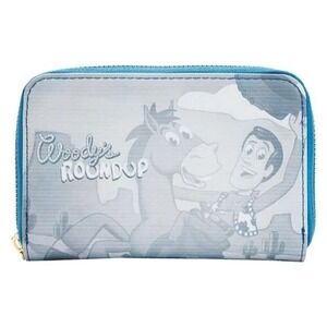 Loungefly Disney Toy Story Woody's Round Up Zip Around Wallet NYCC Exclusive